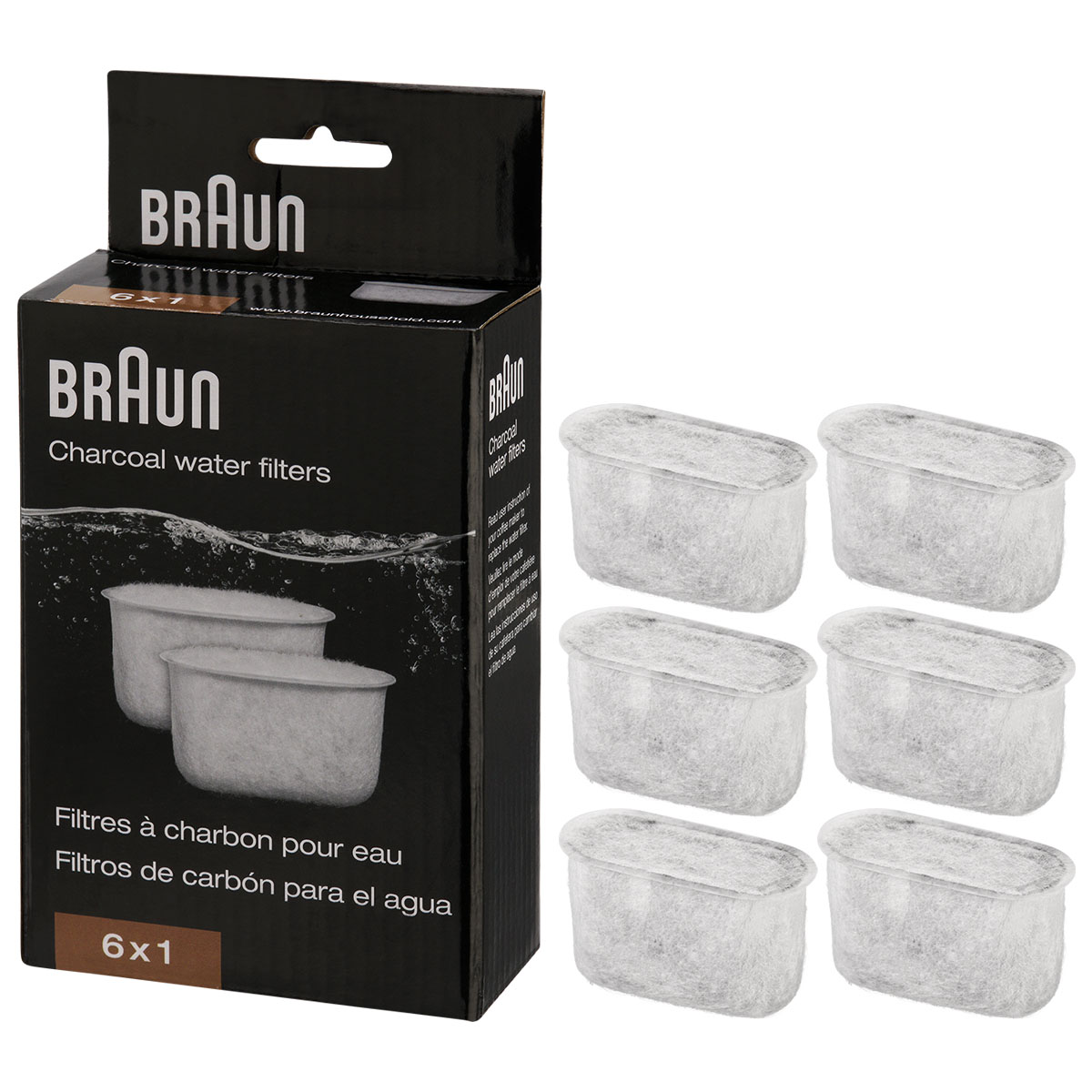 Braun water filter BRSC006 PureAqua replaces KWF2