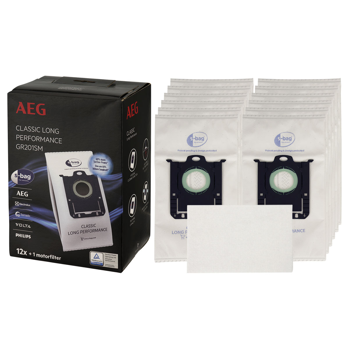 AEG Dust bag GR201SM Classic Long Performance 9001688242 S-bag